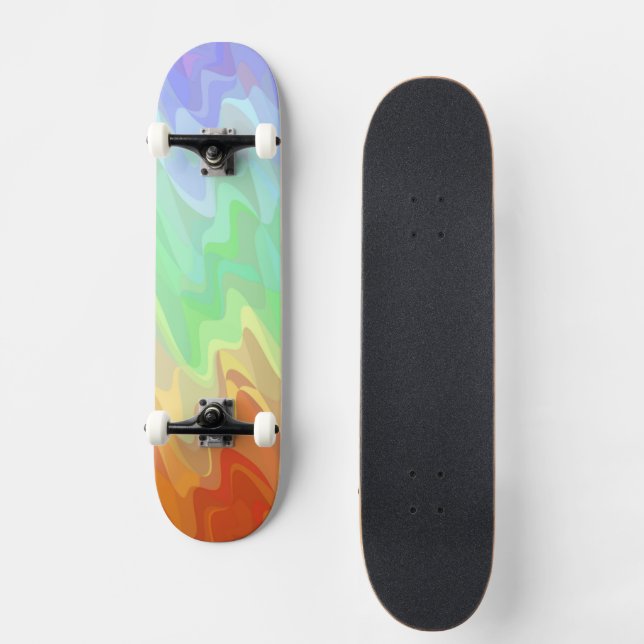 Skateboard Dégradé (Recto)