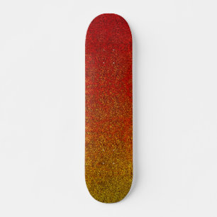 Skateboard Dégradé de la Parties scintillant de flamme tomb