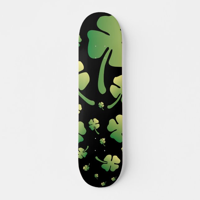 Skateboard Dégradé de la Saint-Patrick  (Devant)