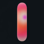 Skateboard Dégradé du coucher du soleil<br><div class="desc">Design Dégradé - Effet Aura - Couleurs Couchant - Rose Et Orange.</div>