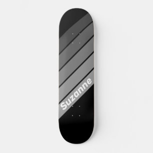 Skateboard Dégradé foncé avec nom