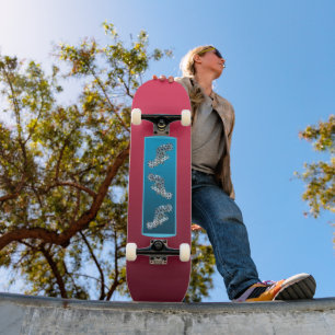 Skateboard Dégradé Magenta - foncé à clair Humeurs saisonni