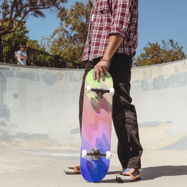 Skateboard Dégradé ondulé (Extérieur 2)