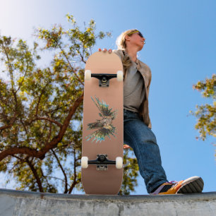 Skateboard Dégradé pêche - foncé à clair   Humeurs saisonnièr