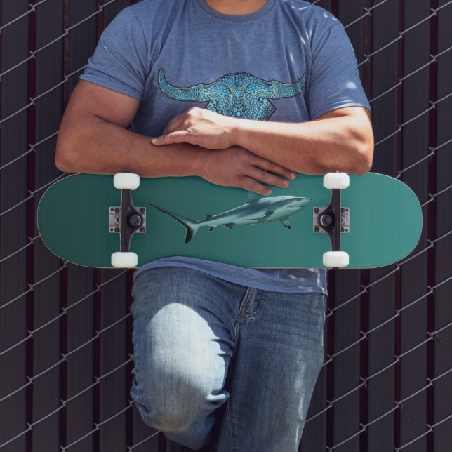 Skateboard Dégradé Vert - foncé à clair | Arrière-plan d'ambi (Extérieur 3)