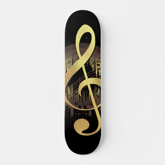Skateboard Delightful Tune - Gold (Devant)