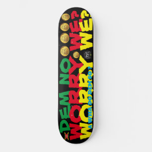 Skateboard DEM PAS D'INQUIÉTUDE NOUS ? 20,96 cm Plateau de sk