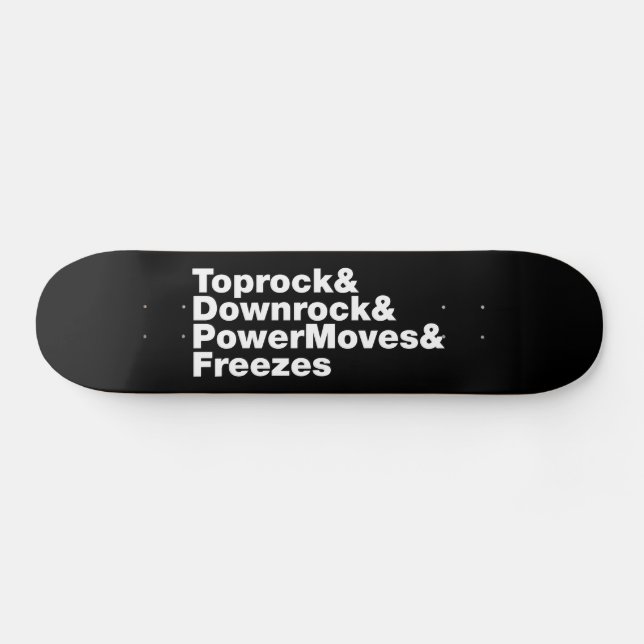 Skateboard Déplacements de rupture (Breakdance) (Horz)