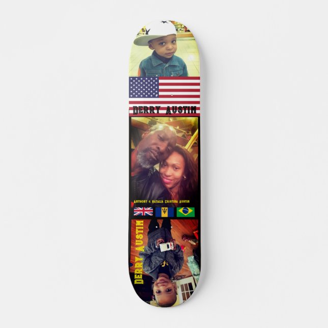 Skateboard DERRY AUSTIN 7 3/4" Planche De Patinage (Devant)