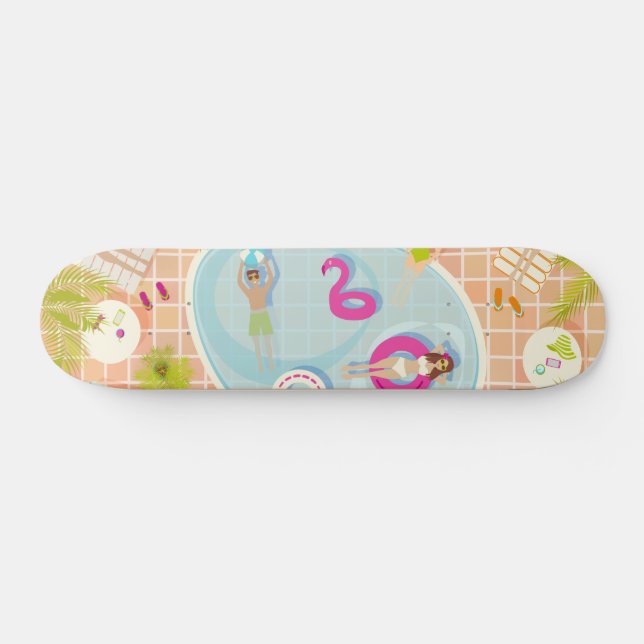 Skateboard Des filles et des garçons du bikini jouant au jeu  (Horz)