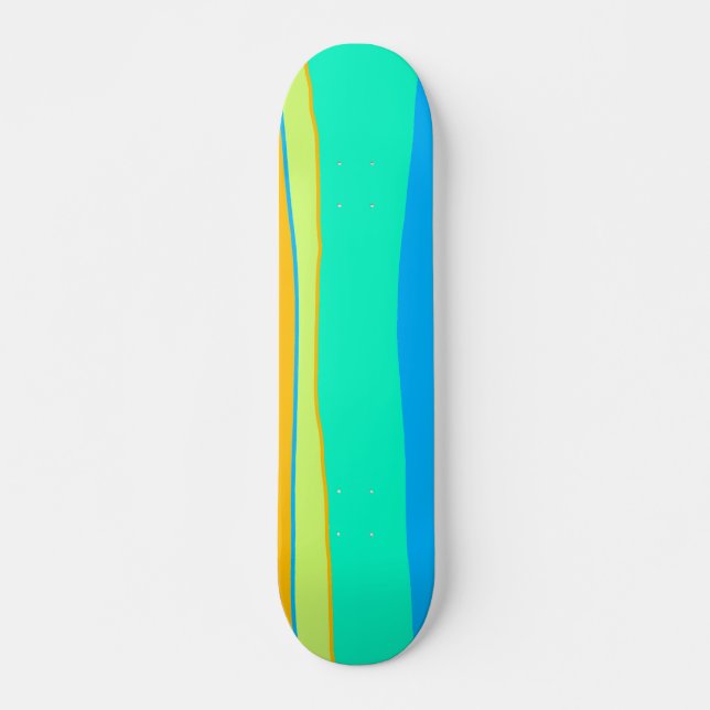 Skateboard Design de couleurs en gras Skate (Devant)
