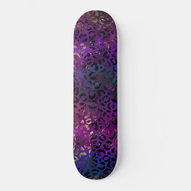 Skateboard Design de série de peintures léopard 16 (Recto)