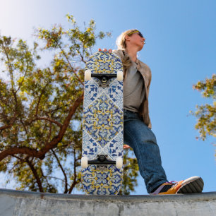 Skateboard Design de tuiles portugaises