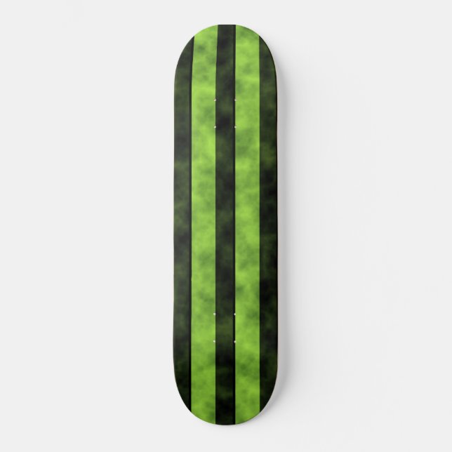 Skateboard Design en bande verte et noire (Recto)