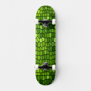 Skateboard Design en verre à tôle verte
