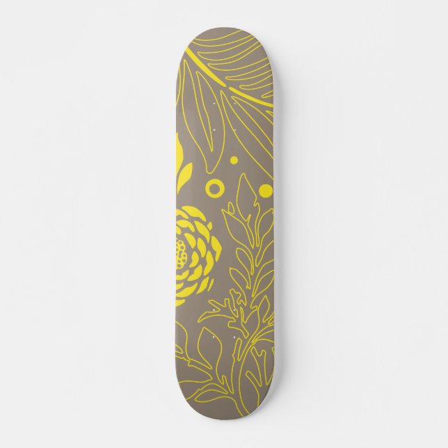 Skateboard Design floral 18 (Devant)