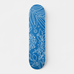 Skateboard Design floral 32