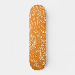 Skateboard Design floral 35