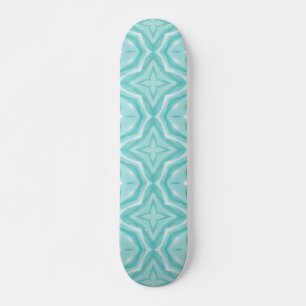 Skateboard Design géométrique vert turquoise