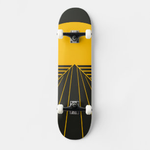 Skateboard Design graphique rétro élégant