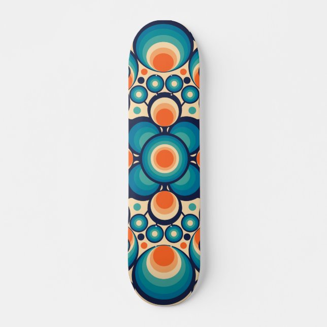Skateboard Design hippie vintage (Devant)