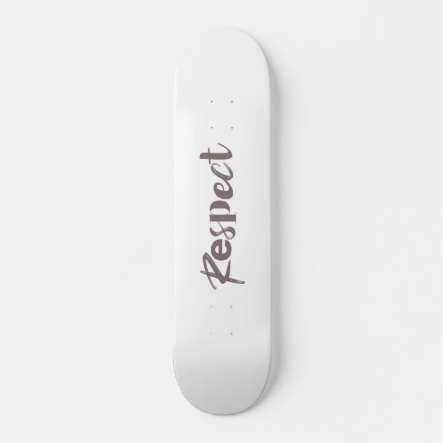 Skateboard Design moderne, créatif, cool, tendance du respect (Devant)