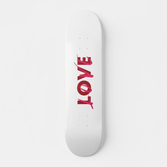 Skateboard Design moderne, dynamique, cool, tendance de Love (Devant)