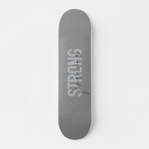 Skateboard Design moderne, simple, chic et élégant Strong For