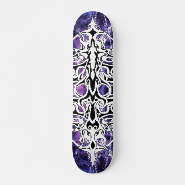 Skateboard Design tribal de Black and White Empire (Devant)
