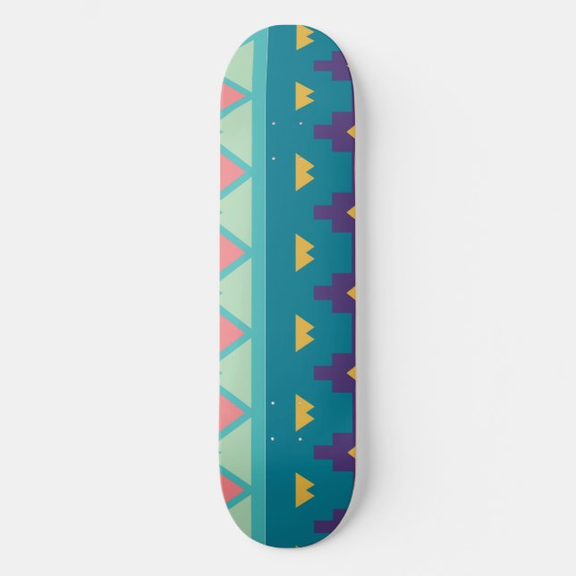 Skateboard Design tribal pastel (Recto)