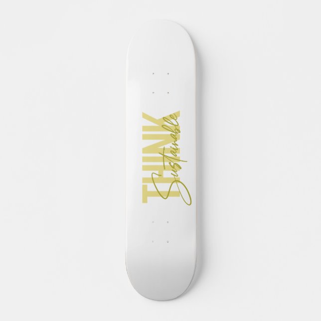 Skateboard Design urbain simple et moderne cool Pensez durabl (Devant)