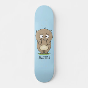 Skateboard Dessin d'adorable hamster
