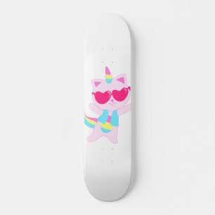 Skateboard Dessin de caricature magique pour chats - Choisir 