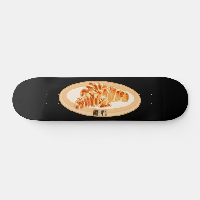 Skateboard Dessin du Croissant (Horz)