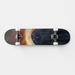 Skateboard Deux Voyageurs Spacecraft Explorer L'Espace Turbul