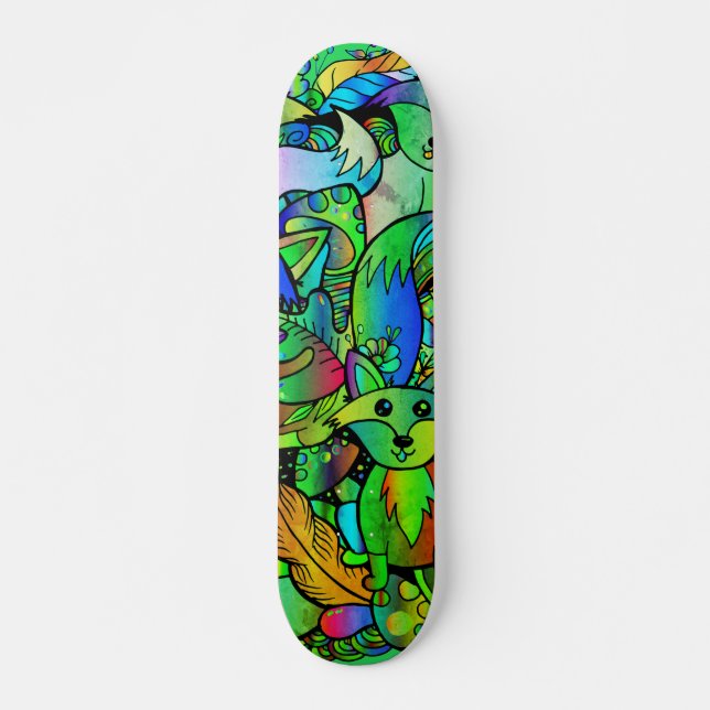 Skateboard Devenir Vert Renard (Devant)