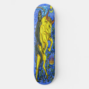 skateboard Devil et Gold Bull
