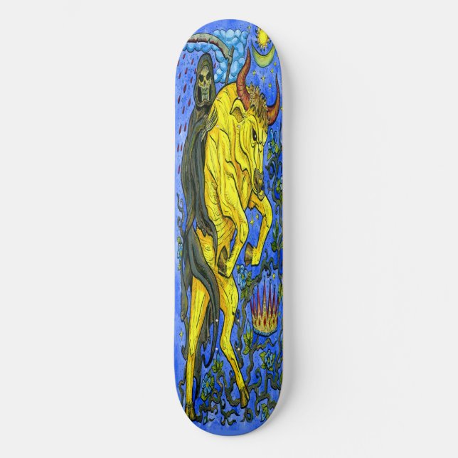 skateboard Devil et Gold Bull (Recto)