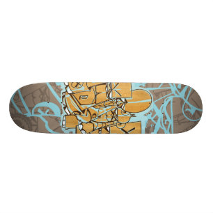 Skateboard Dezeinswell "Club de l'effroi"