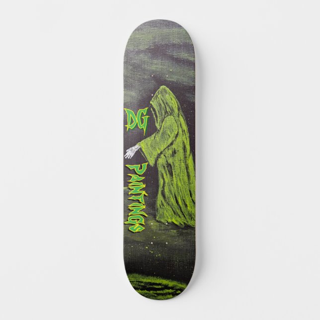 Skateboard DG Paintings Green Reaper (Recto)