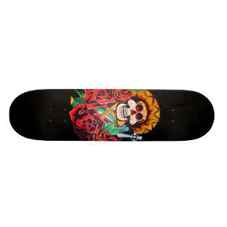 Skateboard Dia de Los Muertos