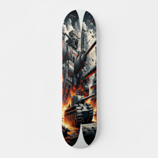 Skateboard "Dieselpunk Mech Warfare Deck"