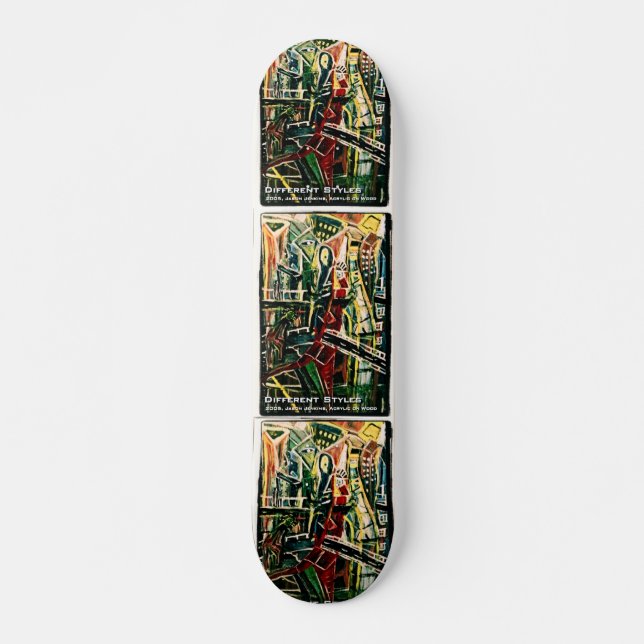 SKATEBOARD DIFFÉRENTS STYLES (Devant)