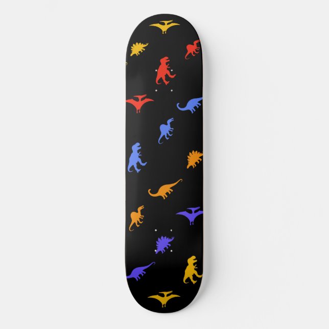 Skateboard Dinosaure  (Recto)