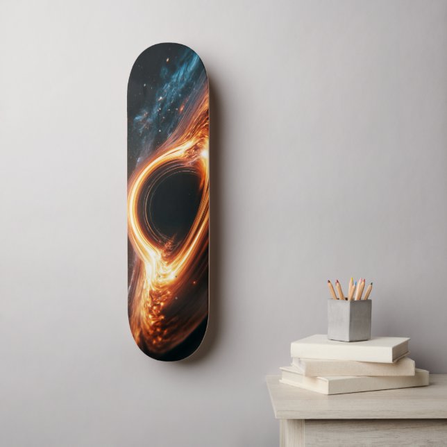 Skateboard Disque d'accrétion d'un trou noir supermassif, rep (Art mural)