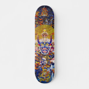 Skateboard divinité de mort de l'Cool oriental tibethan manda