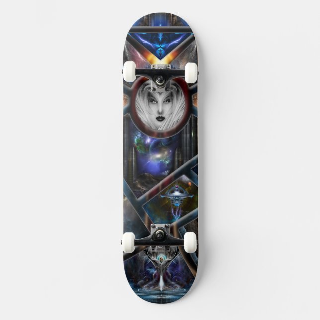 Skateboard Domaine Xzendor7 De La Matrice Des Imaginaires Fra (Recto)