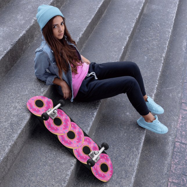 SKATEBOARD DONUTS PINK GIRLS SKATEBOARDS (Créateur téléchargé)