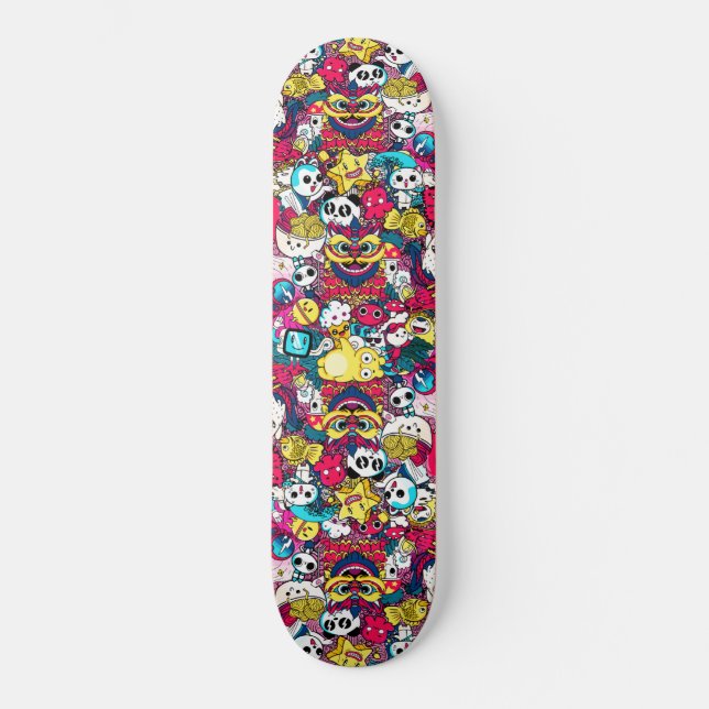 Skateboard Doodart japonais (Recto)