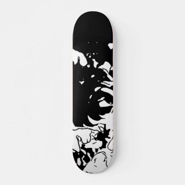 Skateboard Doodle de fleurs (Devant)